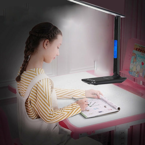 Lamp Plus 3-i-1 Lampe med Trådløs Lader, Klokke og Termostat