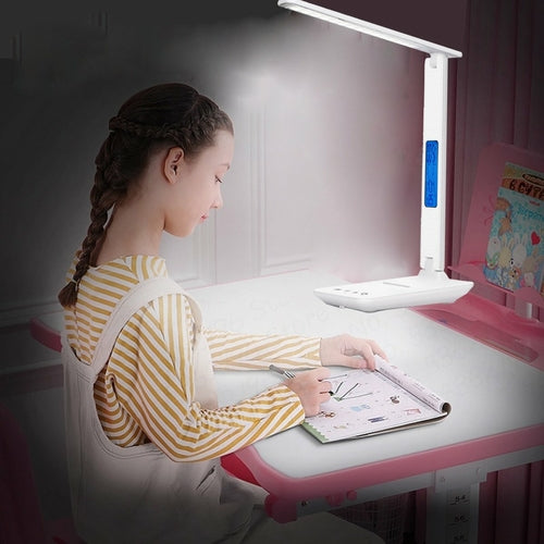 Lamp Plus 3-i-1 Lampe med Trådløs Lader, Klokke og Termostat