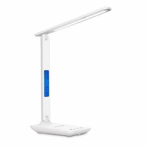 Lamp Plus 3-i-1 Lampe med Trådløs Lader, Klokke og Termostat