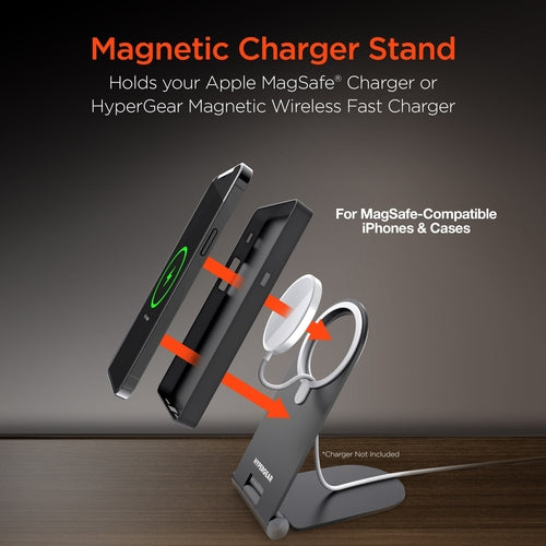 HyperGear MagView Stativ for MagSafe-lader med Justerbar Vinkel