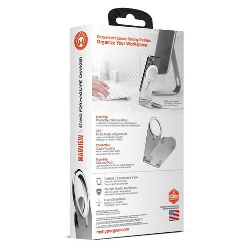 HyperGear MagView Stativ for MagSafe-lader med Justerbar Vinkel