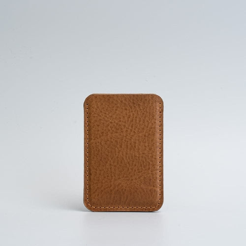Leather Wallet compatible with MagSafe - The Minimalist