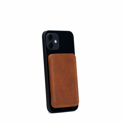 Leather Wallet compatible with MagSafe - The Minimalist